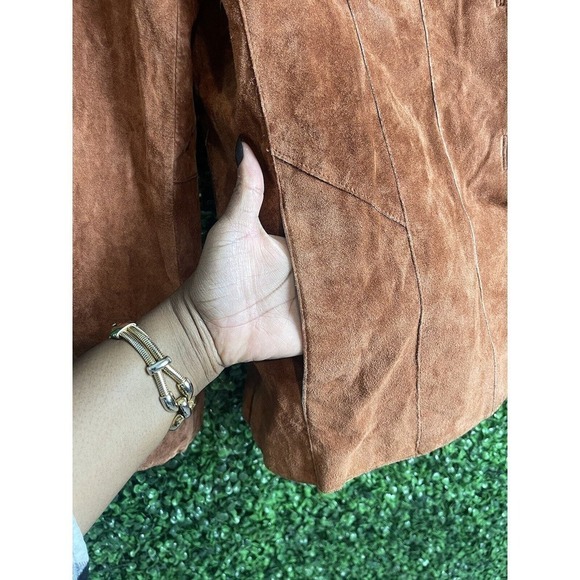 Wilsons Leather Maxima Brown Genuine Leather Jacket Women Size Large - Picture 8 of 8